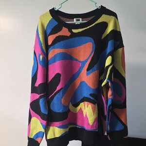 Black History Month Adult Crewneck Sweater - Abstract XXL